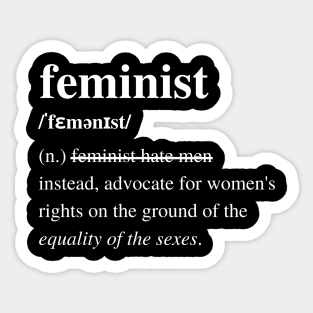 Badass Feminist - F for feminist Sticker